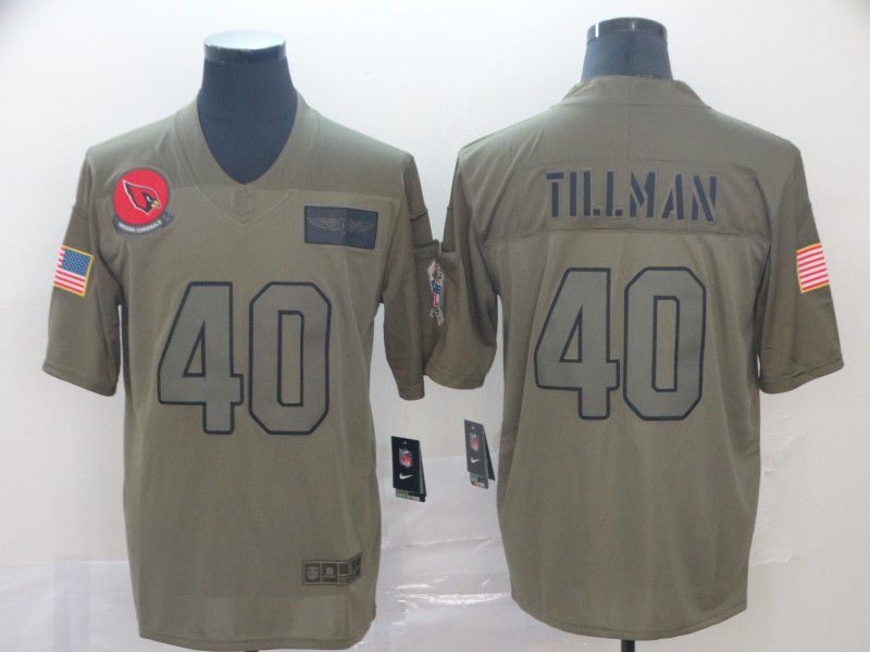 Men Arizona Cardinals #40 Tillman Nike Camo 2019 Salute to Service Limited NFL Jerseys
